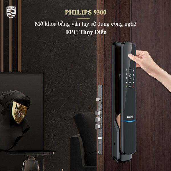 khoá cửa thông minh Philips 9300 