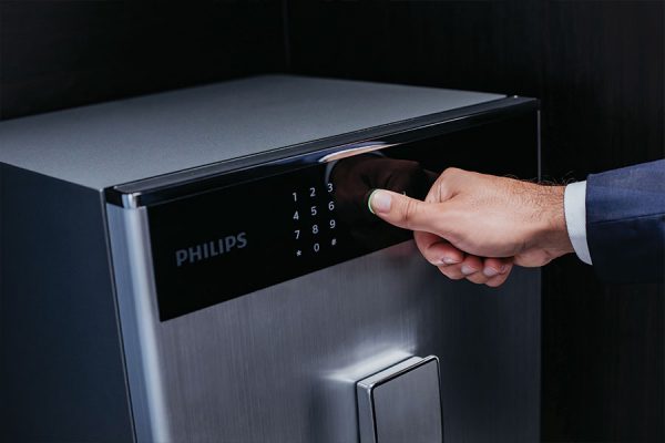 Két sắt thông minh Philips SBX701 mở bằng vân tay