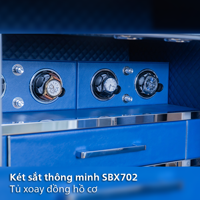Tủ xoay đồng hồ cơ sang trọng trên két sắt cao cấp SBX702