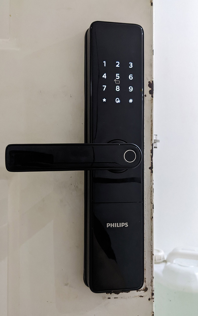 Philips DDL603E - Gửi mã số tạm thời từ xa thông qua wifi