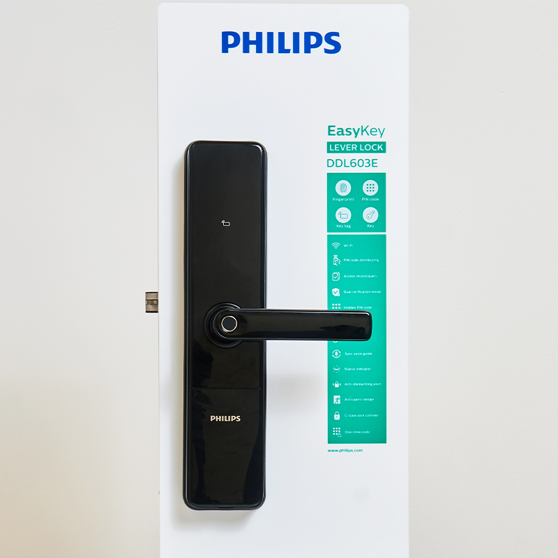 Philips DDL603E - Mẫu khoá thông minh phù hợp với nhiều gia đình