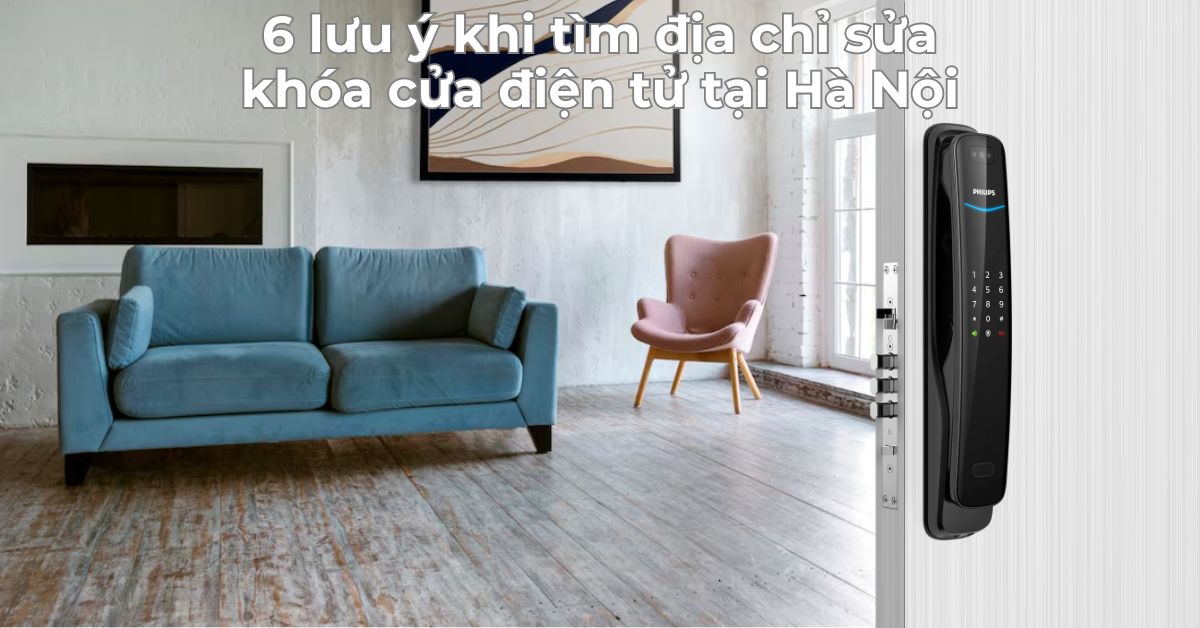 5 lưu ý khi tìm địa chỉ sửa khóa cửa điện tử tại Hà Nội