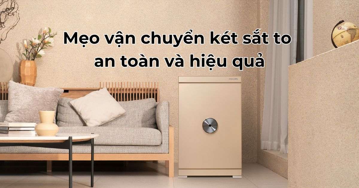 Mẹo vận chuyển két sắt to một cách an toàn và hiệu quả