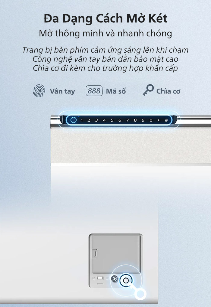 Đa dạng chức năng mở khóa an toàn trên SBX102