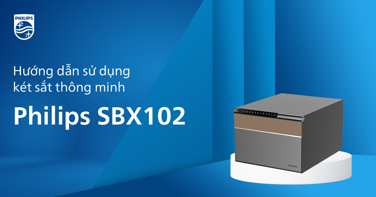 HƯỚNG DẪN SỬ DỤNG KÉT SẮT PHILIPS SBX102