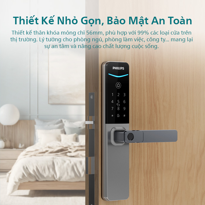 Khóa thông minh Philips DDL615 - 2