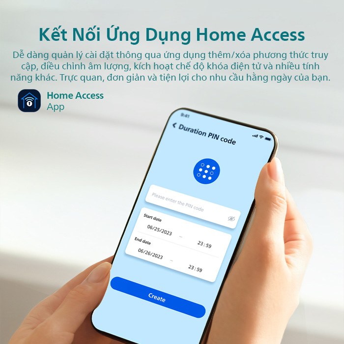 Khóa thông minh Philips DDL615 - 3