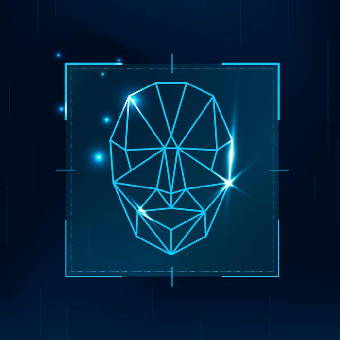 Khóa điện tử face id 2