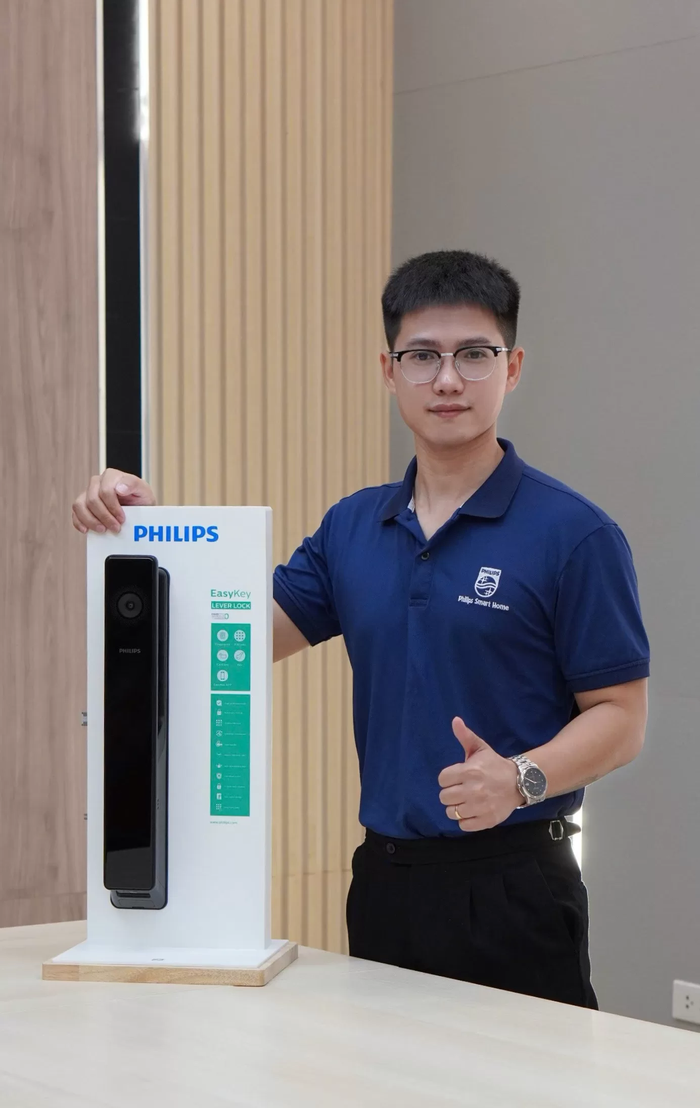 Khóa điện tử thông minh thương hiệu Philips 