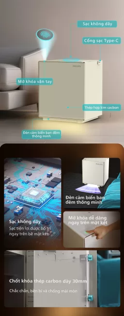 két sắt điện tử Philips hay khóa cơ (2)