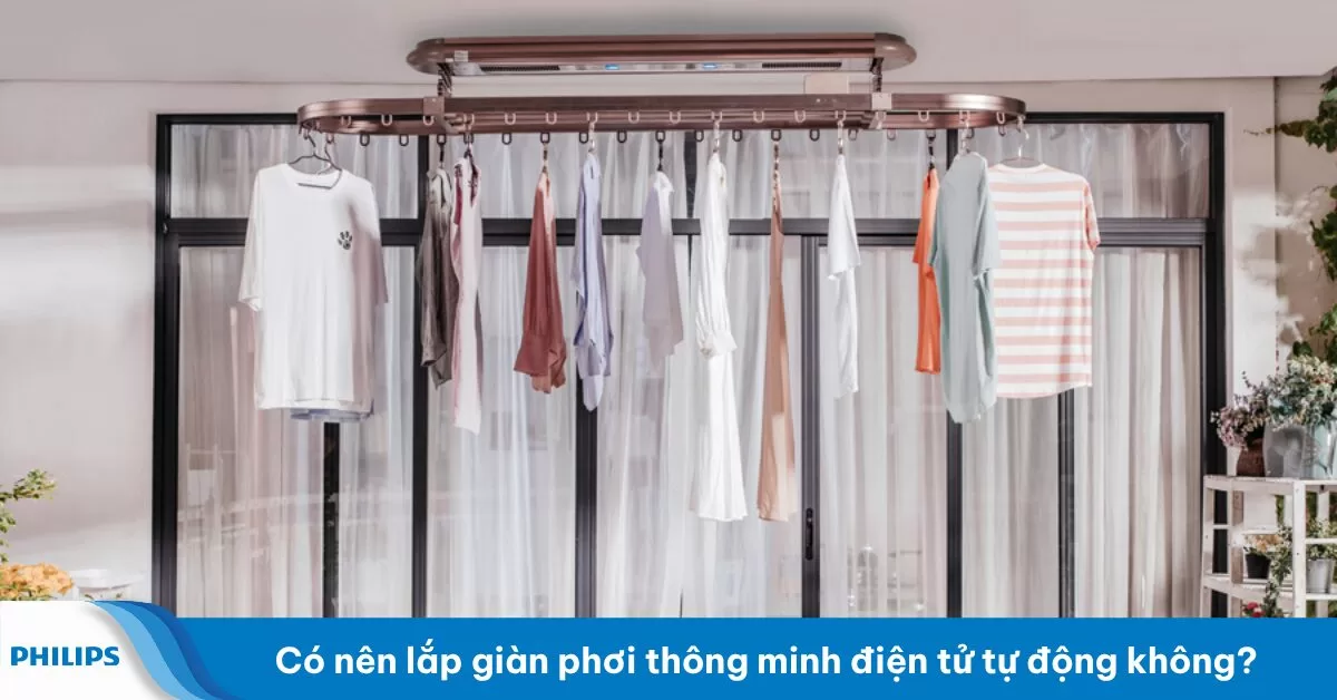 Có nên lắp giàn phơi thông minh điện tử tự động không?