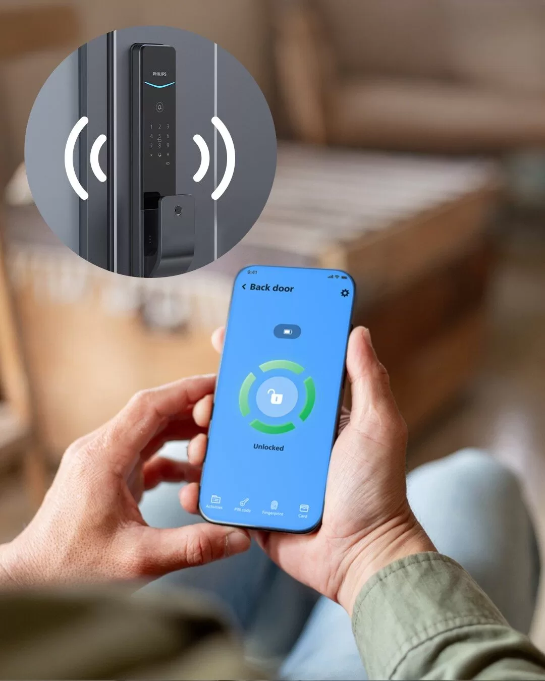 Khóa cửa thông minh Philips