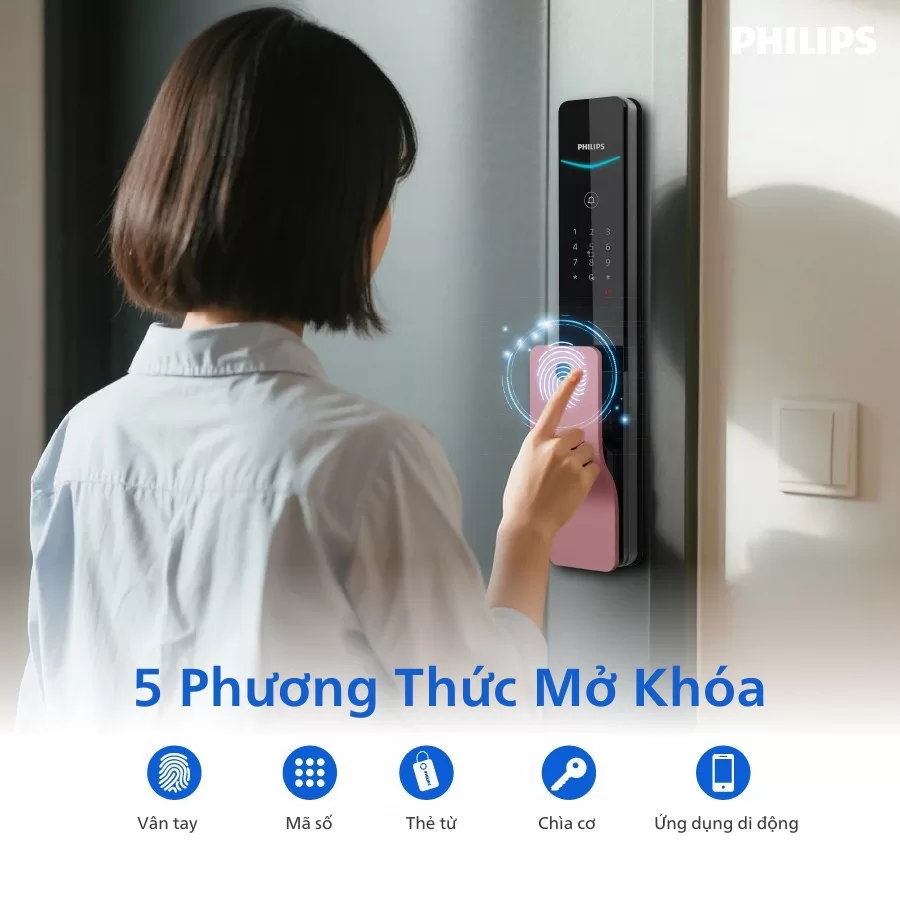Khóa vân tay Philips 5