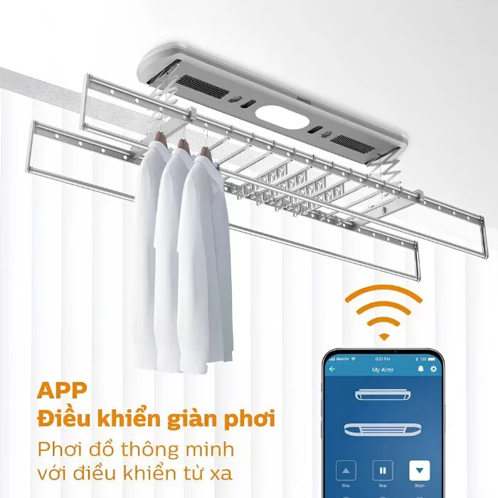 Giàn phơi thông minh Philips